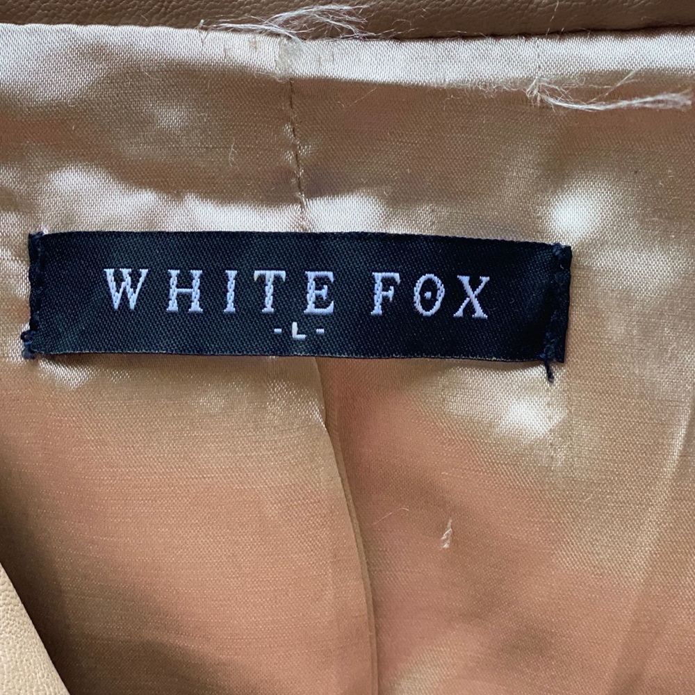 HP🎉 + White Fox Boutique Nude Bessy Biker Jacket - Picture 13 of 16
